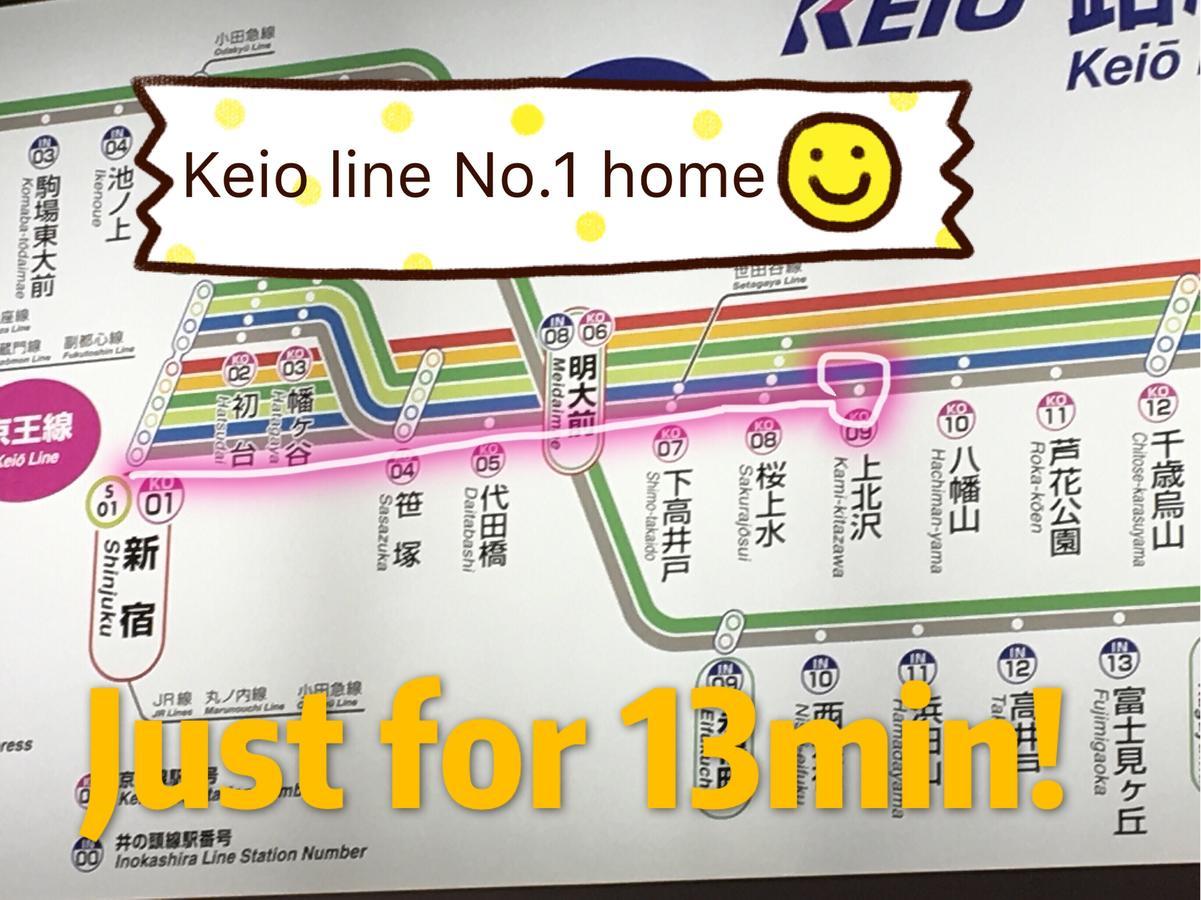 世田谷 大晶家 Direct To Shinjuku For 13Min 上北沢3分 近涉谷新宿 Διαμέρισμα Τόκιο Εξωτερικό φωτογραφία